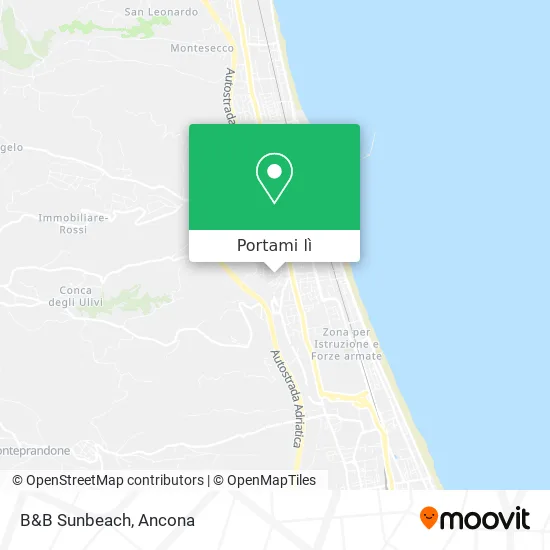 Mappa B&B Sunbeach