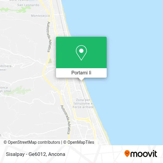 Mappa Sisalpay - Ge6012