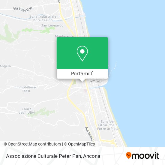 Mappa Associazione Culturale Peter Pan