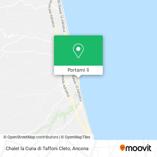 Mappa Chalet la Cuna di Taffoni Cleto