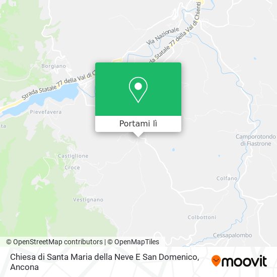 Mappa Chiesa di Santa Maria della Neve E San Domenico