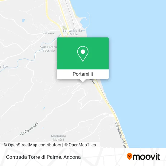 Mappa Contrada Torre di Palme