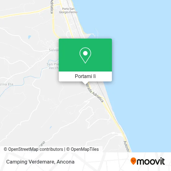 Mappa Camping Verdemare