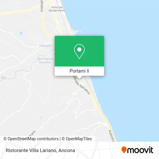 Mappa Ristorante Villa Lariano