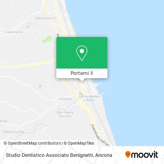 Mappa Studio Dentistico Associato Benignetti