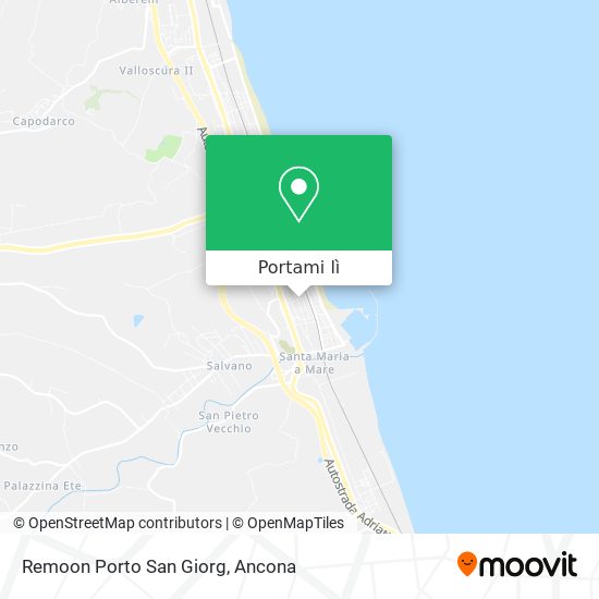 Mappa Remoon Porto San Giorg