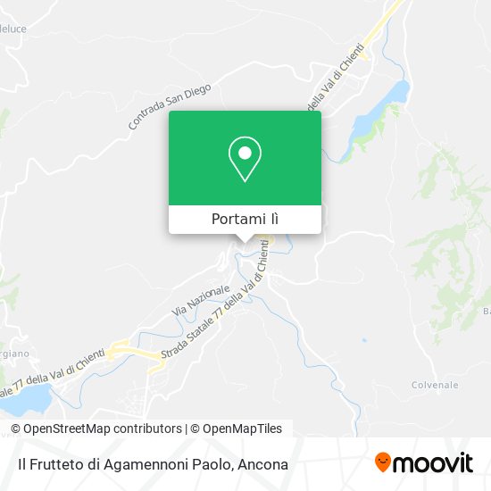 Mappa Il Frutteto di Agamennoni Paolo