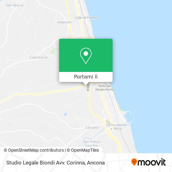 Mappa Studio Legale Biondi Avv. Corinna