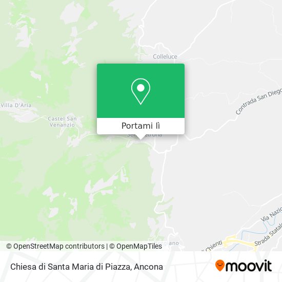 Mappa Chiesa di Santa Maria di Piazza