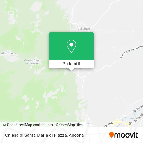 Mappa Chiesa di Santa Maria di Piazza