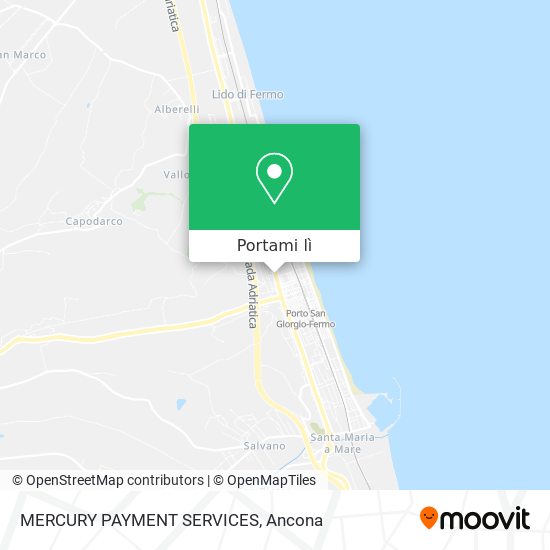 Mappa MERCURY PAYMENT SERVICES