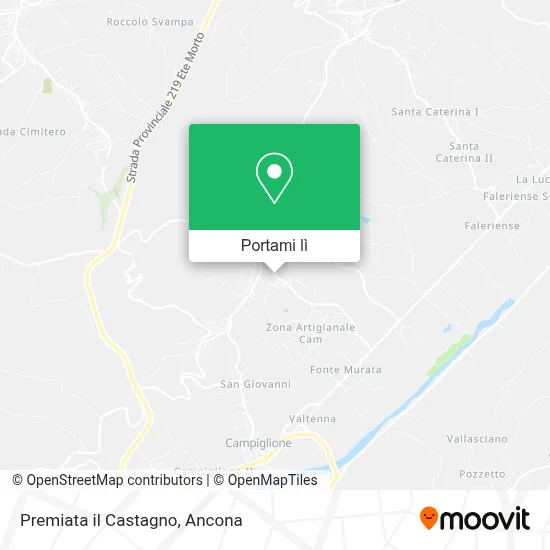 Mappa Premiata il Castagno