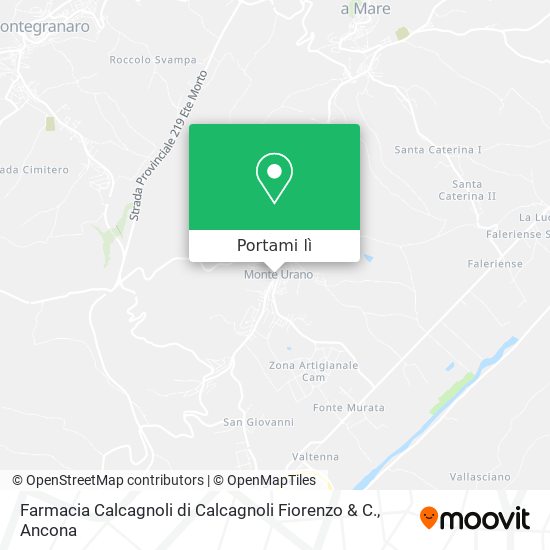 Mappa Farmacia Calcagnoli di Calcagnoli Fiorenzo & C.