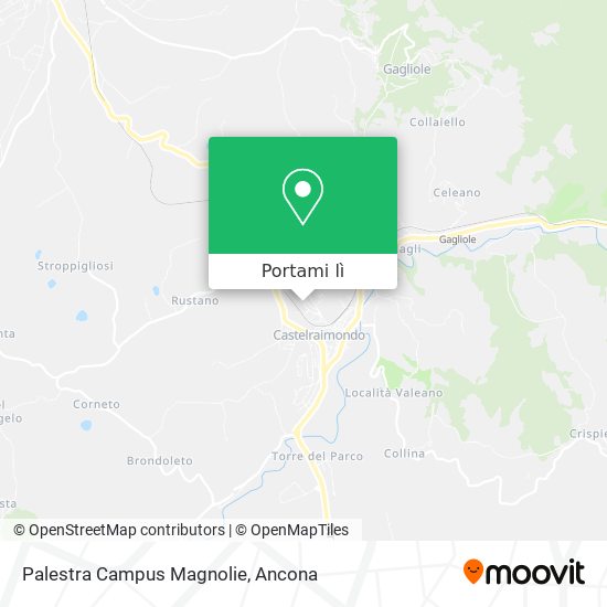 Mappa Palestra Campus Magnolie
