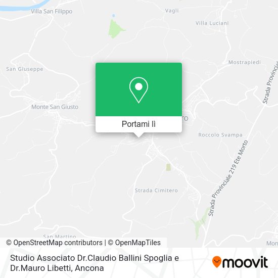 Mappa Studio Associato Dr.Claudio Ballini Spoglia e Dr.Mauro Libetti