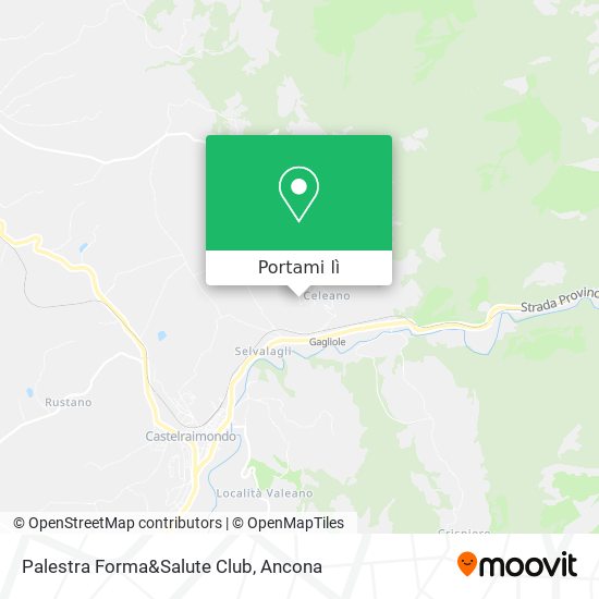 Mappa Palestra Forma&Salute Club