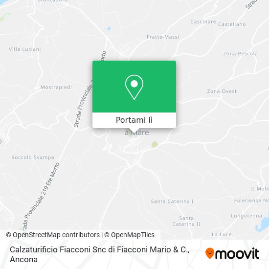Mappa Calzaturificio Fiacconi Snc di Fiacconi Mario & C.