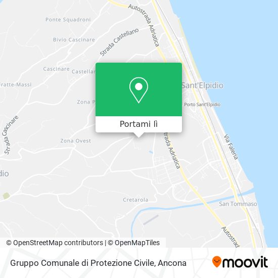 Mappa Gruppo Comunale di Protezione Civile