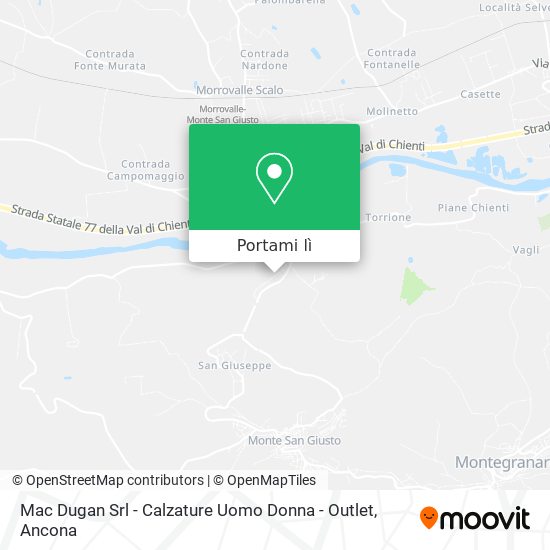 Mappa Mac Dugan Srl - Calzature Uomo Donna - Outlet