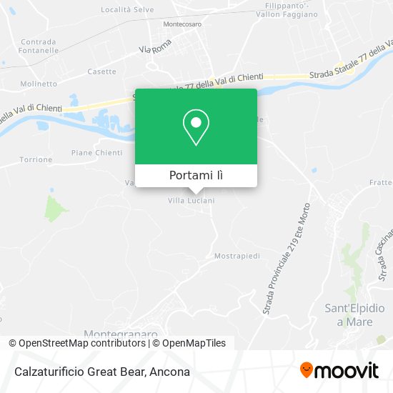 Mappa Calzaturificio Great Bear