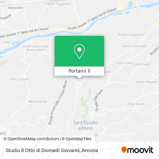 Mappa Studio 8 Otto di Diomedi Giovanni