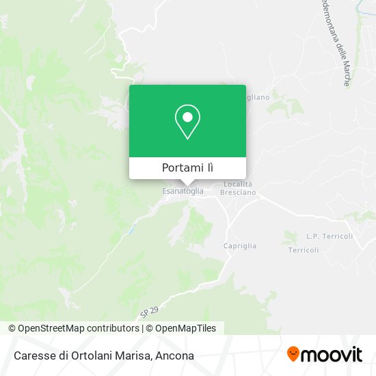 Mappa Caresse di Ortolani Marisa