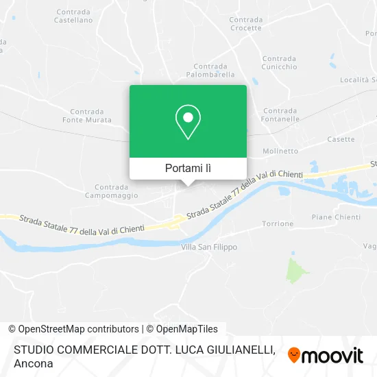 Mappa STUDIO COMMERCIALE DOTT. LUCA GIULIANELLI