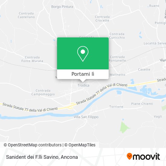 Mappa Sanident dei F.lli Savino