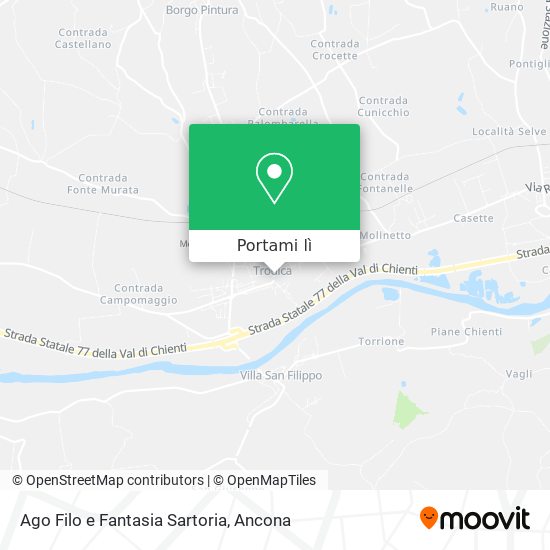 Mappa Ago Filo e Fantasia Sartoria