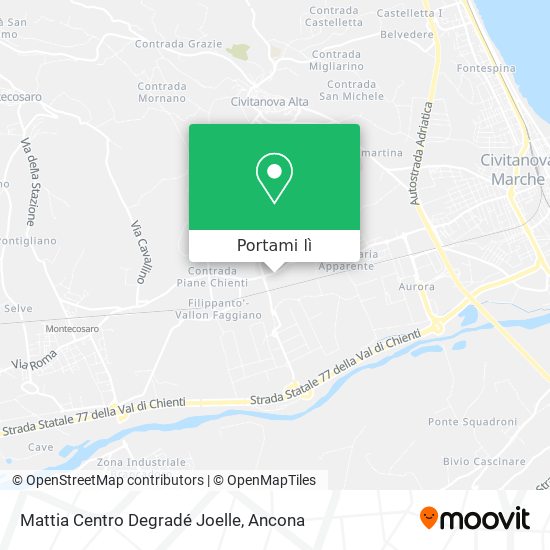 Mappa Mattia Centro Degradé Joelle