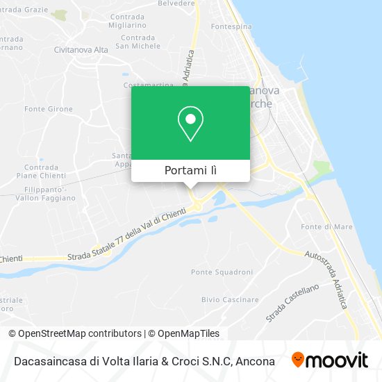 Mappa Dacasaincasa di Volta Ilaria & Croci S.N.C