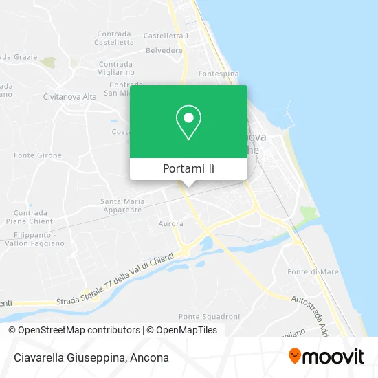 Mappa Ciavarella Giuseppina