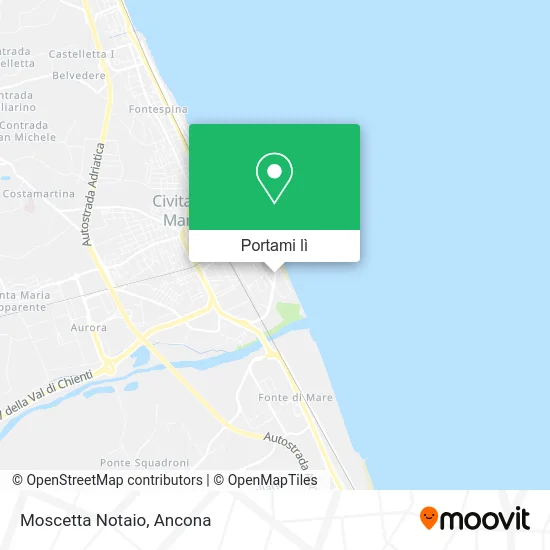 Mappa Moscetta Notaio