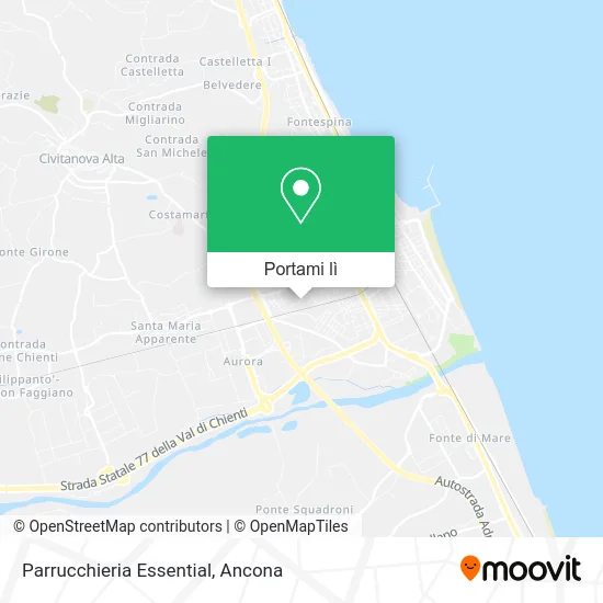 Mappa Parrucchieria Essential