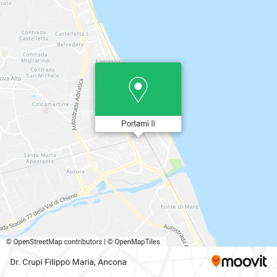 Mappa Dr. Crupi Filippo Maria