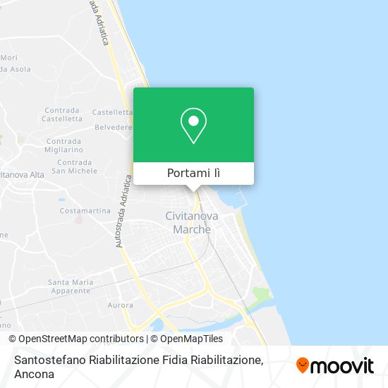 Mappa Santostefano Riabilitazione Fidia Riabilitazione
