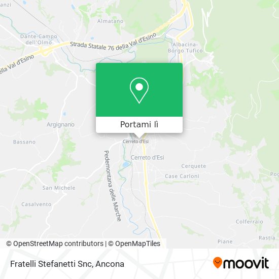 Mappa Fratelli Stefanetti Snc