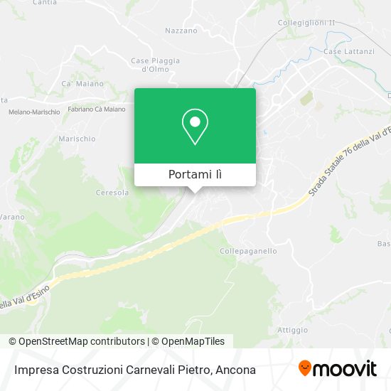 Mappa Impresa Costruzioni Carnevali Pietro