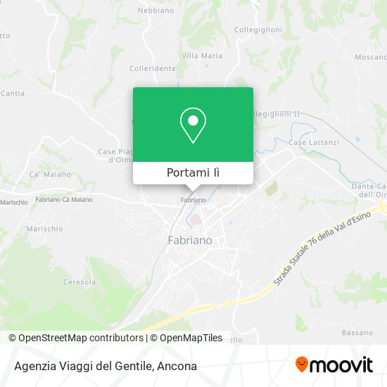 Mappa Agenzia Viaggi del Gentile