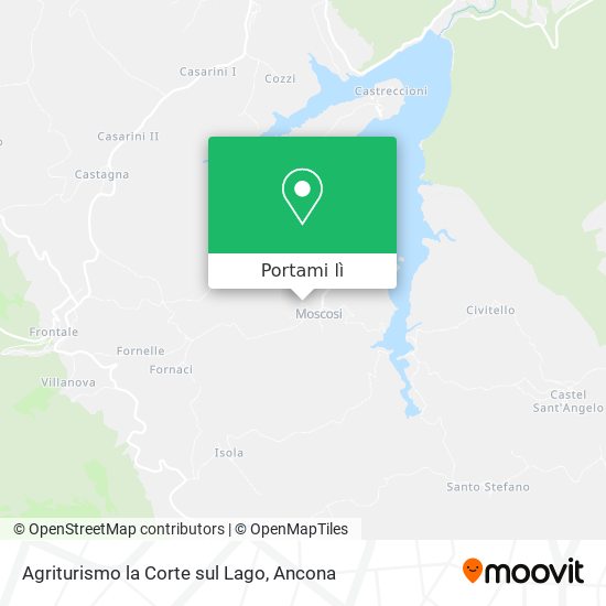 Mappa Agriturismo la Corte sul Lago