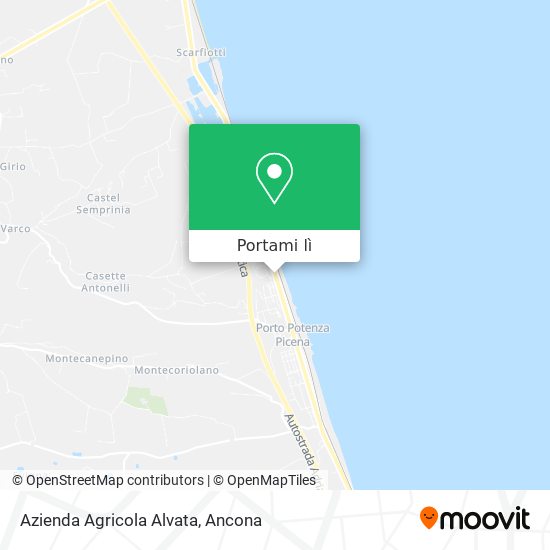 Mappa Azienda Agricola Alvata