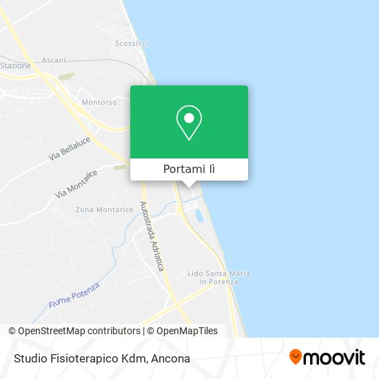 Mappa Studio Fisioterapico Kdm