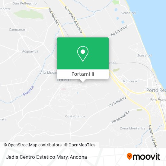 Mappa Jadis Centro Estetico Mary
