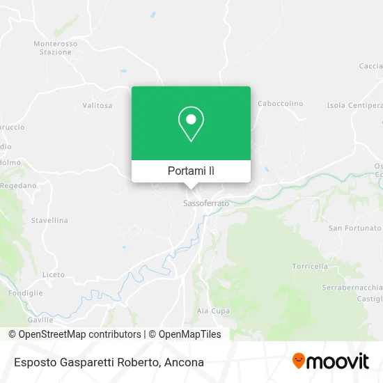 Mappa Esposto Gasparetti Roberto