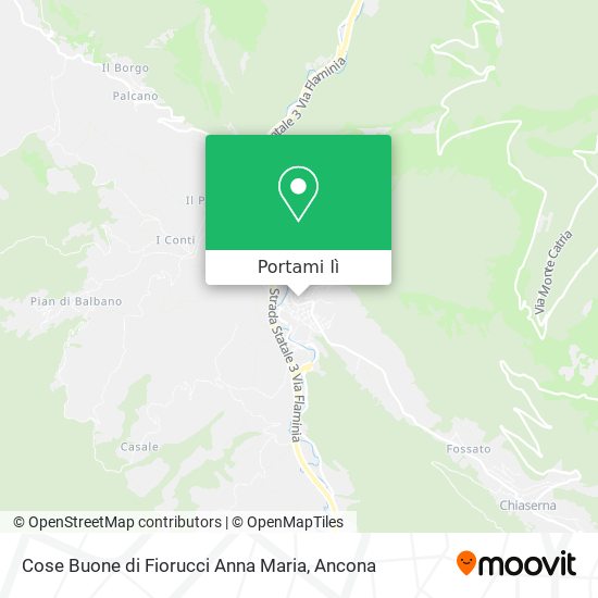 Mappa Cose Buone di Fiorucci Anna Maria