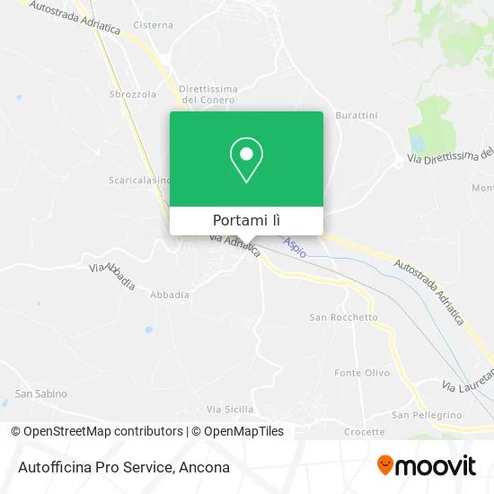 Mappa Autofficina Pro Service
