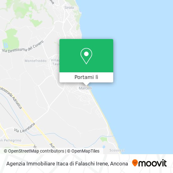 Mappa Agenzia Immobiliare Itaca di Falaschi Irene