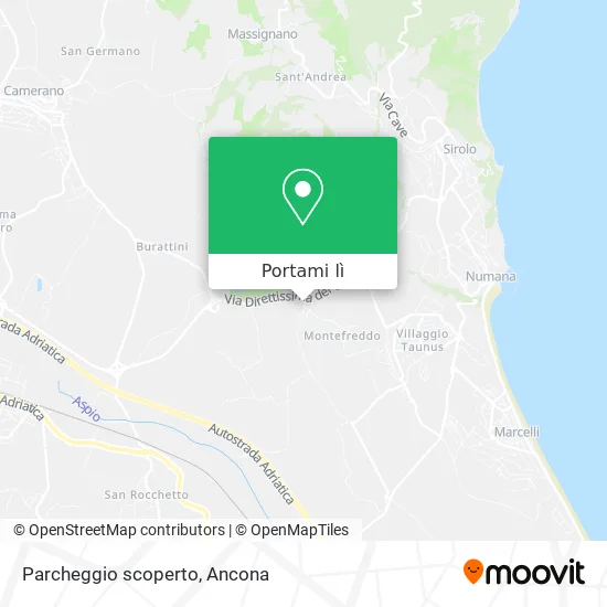 Mappa Parcheggio scoperto