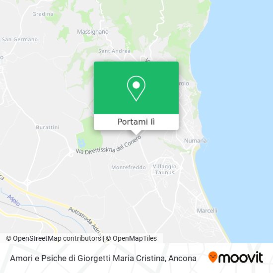 Mappa Amori e Psiche di Giorgetti Maria Cristina
