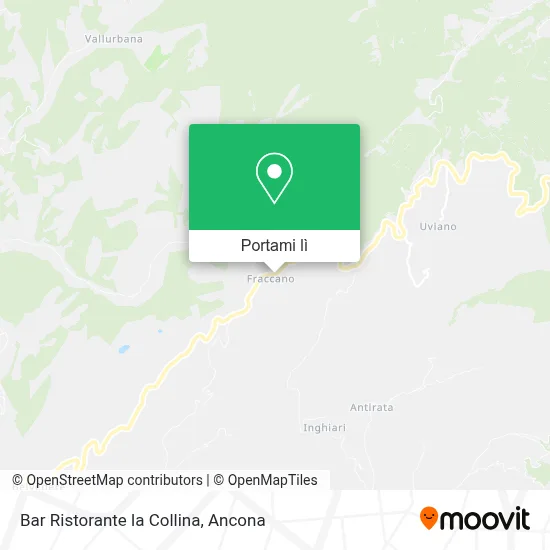 Mappa Bar Ristorante la Collina